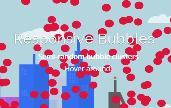 jQuery Responsive Bubbles